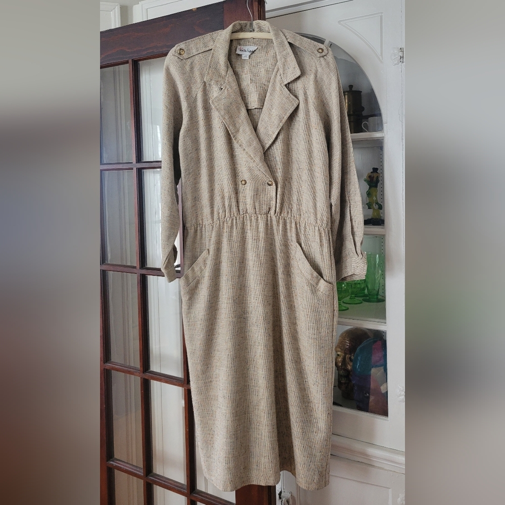 Vintage Diane Von Furstenburg linen dress